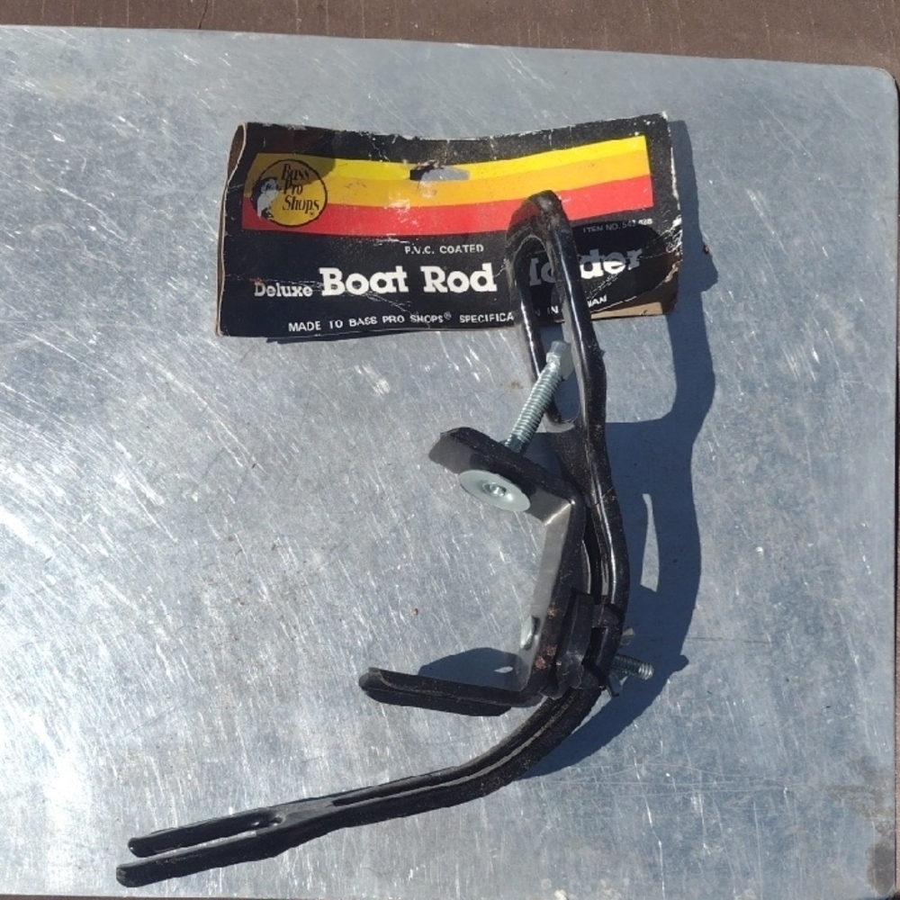 Bass Pro Shops Black Boat Rod Holder